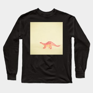 Pink Dinosaur Long Sleeve T-Shirt